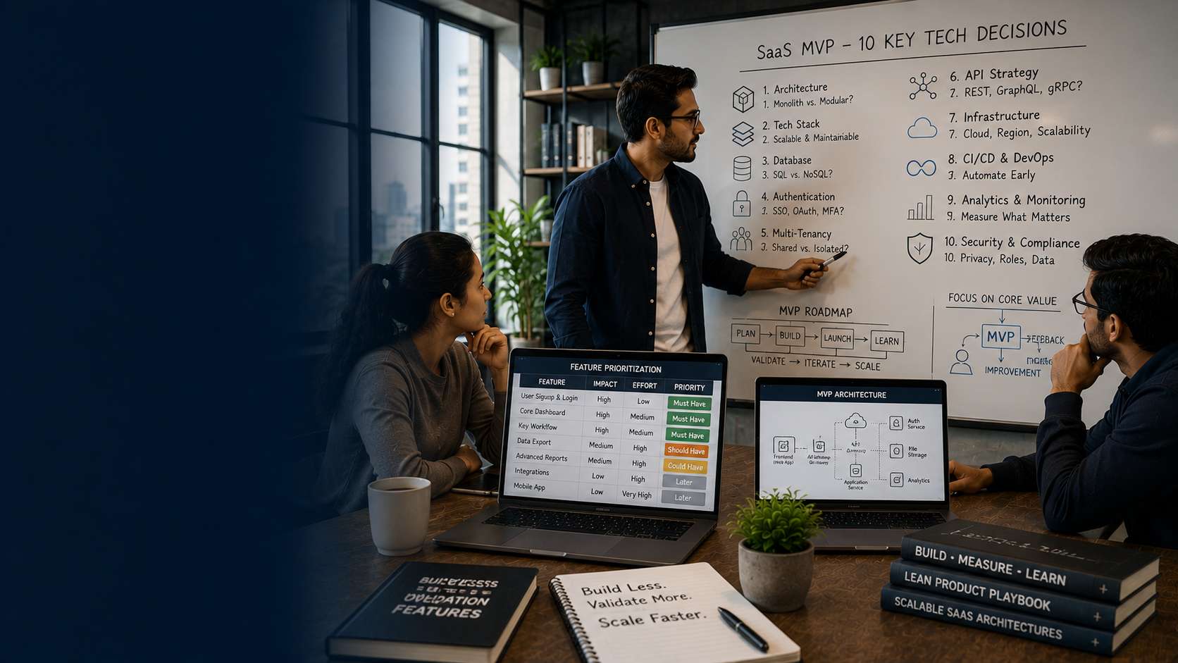 Before You Build a SaaS MVP: 10 Architecture Decisions That Can Save You Months of Rework